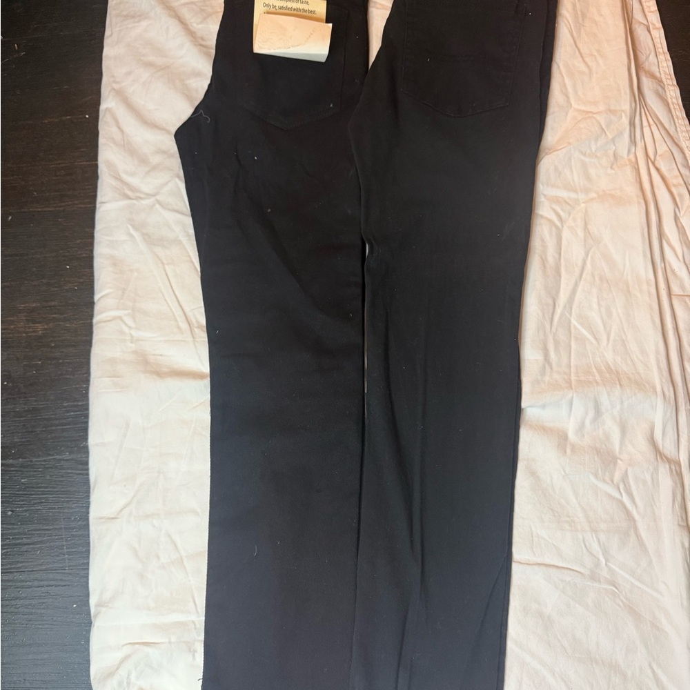 2‎ pair of boys black jeans size 15 and 16 straight leg teenager academic casual